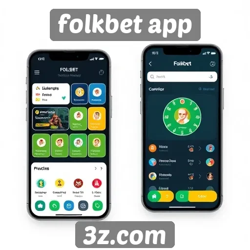 Interface do usuário no folkbet app é intuitiva